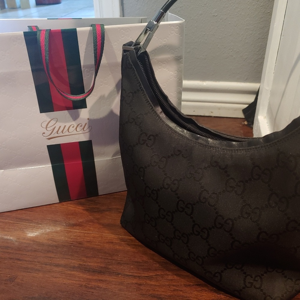 Monogrammed Gucci purse